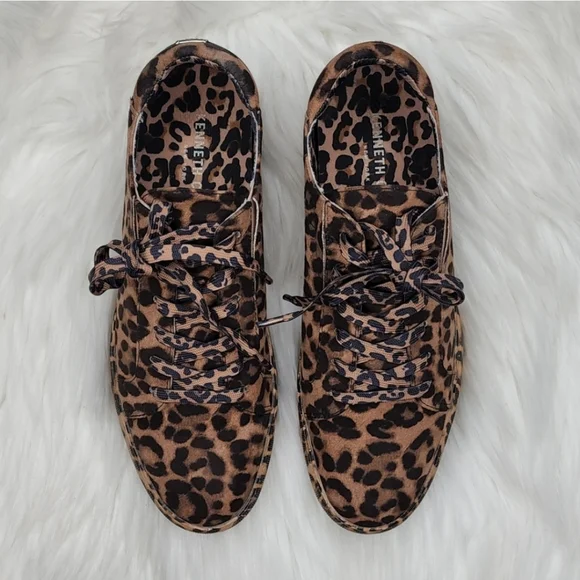 Kenneth Cole New York Kam EO Sneaker All Over Leopard Print - Picture 9 of 16